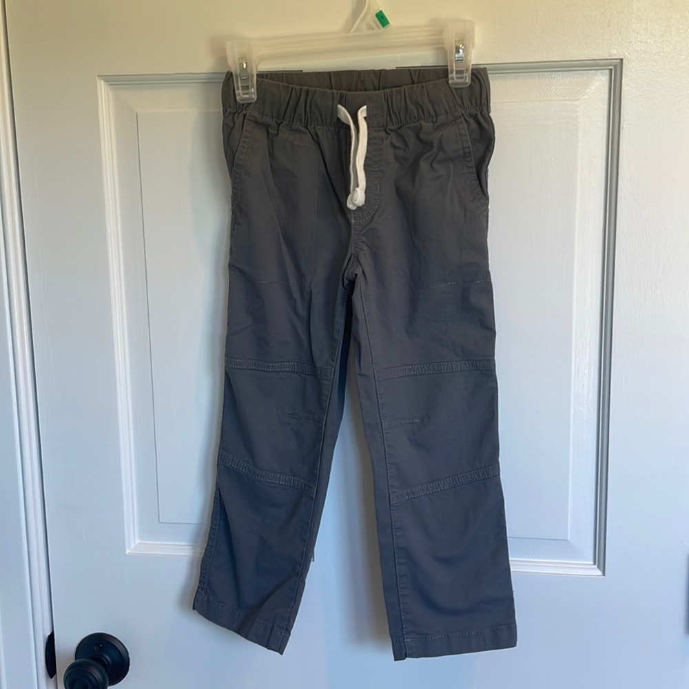 Cat & Jack boys gray chino pants size 4t EUC